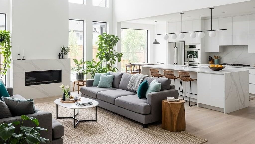 Crea un Open Space con soggiorno e cucina